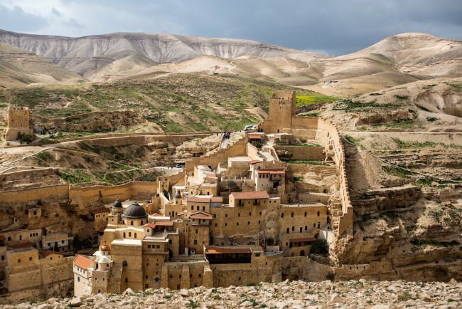 Обои картинки фото израиль иерусалим, города, иерусалим , израиль, jerusalem, монастырь, панорама