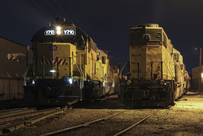Обои картинки фото техника, локомотивы, дорога, железная, состав, локомотив, рельсы