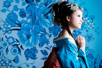 Картинка -Unsort+Азиатки девушки unsort азиатки японка кимоно
