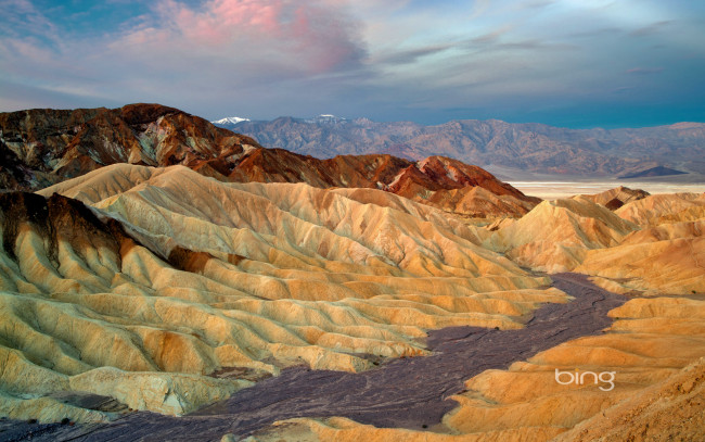 Обои картинки фото природа, горы, death, valley, national, park, zabriskie, point, usa