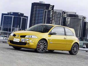 Картинка автомобили renault желтый au-spec r26 rs megane