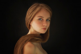Картинка девушки -unsort+ лица +портреты портрет веснушки прелесть angel