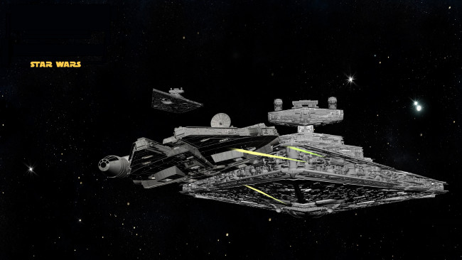 Обои картинки фото видео игры, star wars, космический, корабль, полет, вселенная
