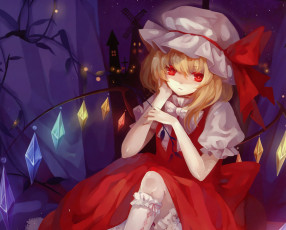 Картинка аниме touhou девушка