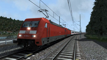 Картинка техника 3d поезд вагоны