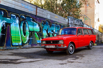 Картинка москвич-+2137 автомобили москвич красный автомобиль ретро классика москвич- 2137