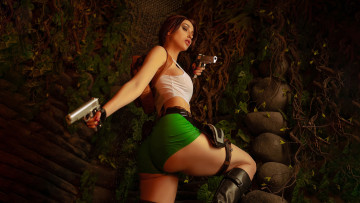 Картинка девушки -+креатив +косплей lara croft tomb raider valery+himera lera+himera