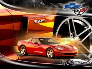 Картинка автомобили corvette