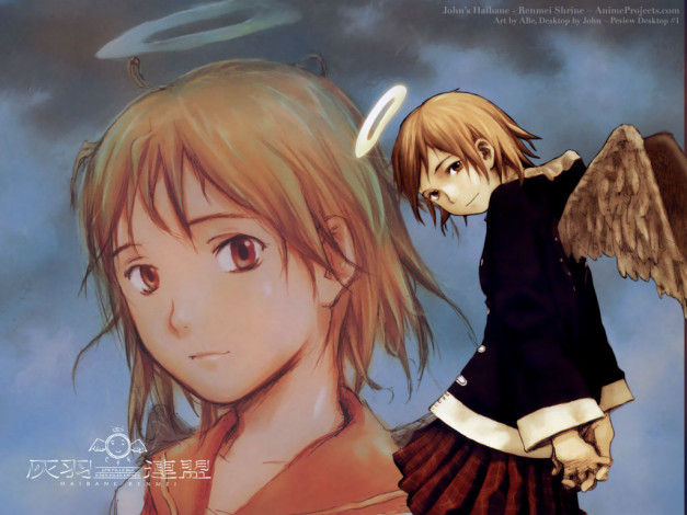 Обои картинки фото аниме, haibane, renmei