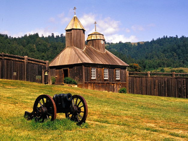 Обои картинки фото fort, ross, state, historic, park, california, города