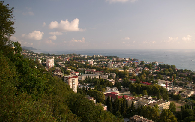 Обои картинки фото города, пейзажи, крым, море, лазаревское