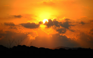 Картинка burning sky природа восходы закаты багровый затак солнце