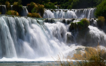 обоя природа, водопады, потоки, вода