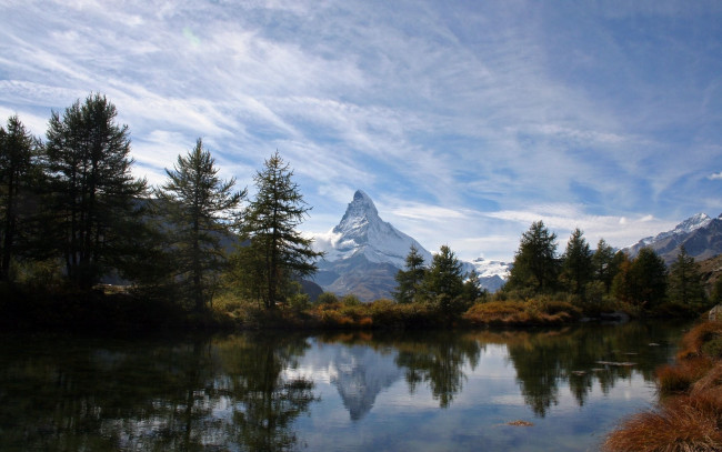 Обои картинки фото reflection, природа, реки, озера, отражение, лес, горы, озеро