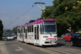 Картинка техника трамваи улица город трамвай рельсы