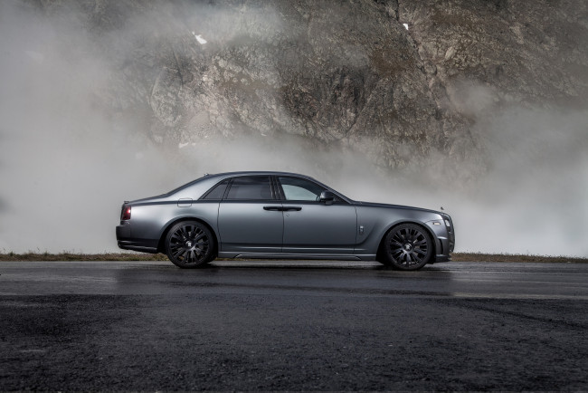 Обои картинки фото автомобили, rolls-royce, 2014гг, ghost, spofec