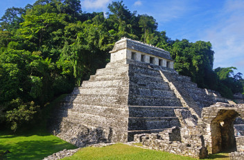 Картинка temple+of+the+inscriptions +palenque города -+исторические +архитектурные+памятники святилище храм пирамида