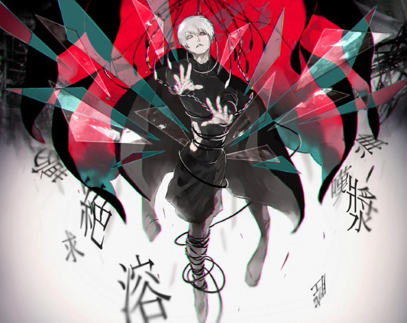 Обои картинки фото аниме, tokyo ghoul, kaneki, ken