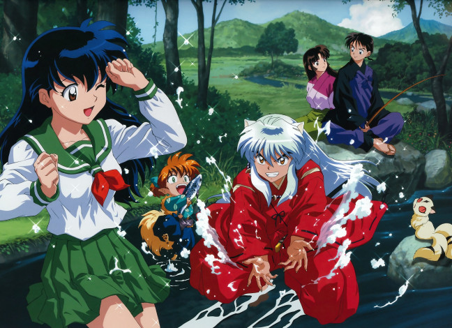 Обои картинки фото аниме, inuyasha, инуяша