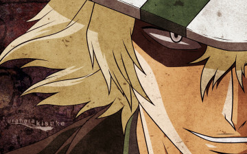 Картинка аниме bleach urahara воин взгляд kisuke shinigami