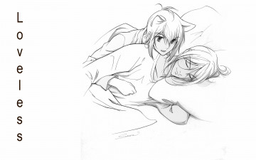 Картинка аниме loveless подушки сон ритска нелюбимый агатсума соби