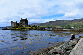 Картинка eilean+donan+castle города замок+эйлен-донан+ шотландия eilean donan castle