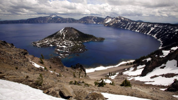 Картинка crater+lake+national+park +utah природа реки озера utah crater lake national park