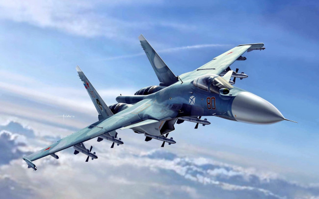 Обои картинки фото су-33, авиация, боевые самолёты, истребитель, flanker-d, ввс, россии, боевые, самолеты, военная