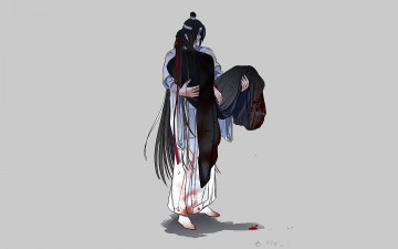 Картинка аниме mo+dao+zu+shi вэй усянь лань ванцзи кровь