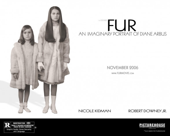 Обои картинки фото fur, an, imaginary, portrait, of, diane, arbus, кино, фильмы