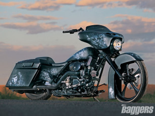 Картинка 2007 harley davidson flhx мотоциклы customs