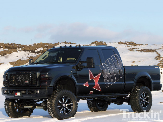 Обои картинки фото 2008, ford, f250, super, duty, автомобили, custom, pick, up