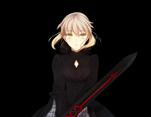 Картинка аниме fate stay night saber