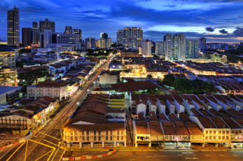 Картинка города сингапур китай-город