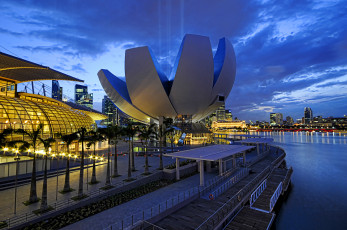 обоя города, сингапур, оригинальность