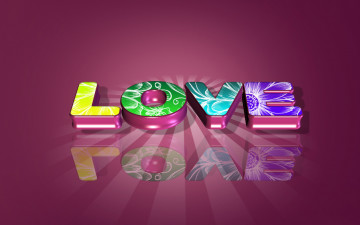 Картинка 3д графика romance love любовь отражение