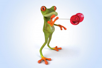 Картинка 3д+графика юмор+ humor лягушка frog funny
