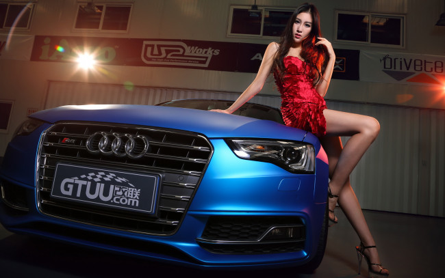 Обои картинки фото автомобили, авто с девушками, девушка, автомобиль, взгляд, азиатка