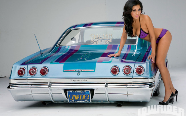 Обои картинки фото автомобили, -авто с девушками, impala