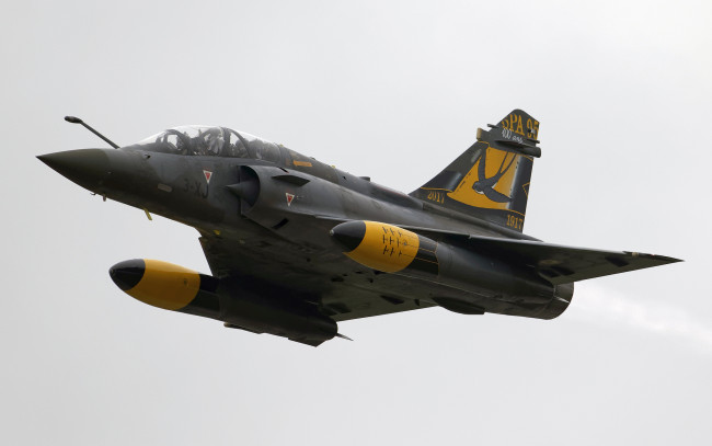 Обои картинки фото dassault mirage 2000d, авиация, боевые самолёты, истребитель