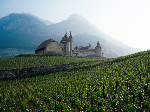 Обои картинки фото switzerland, countryside, города