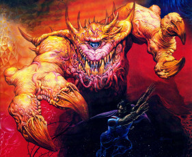 Картинка jeff easley фэнтези существа одноглазый