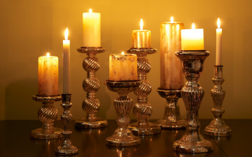 Картинка разное свечи подсвечники