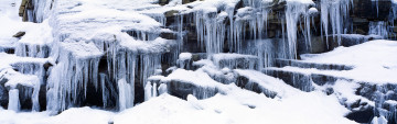 Картинка природа зима камни лед