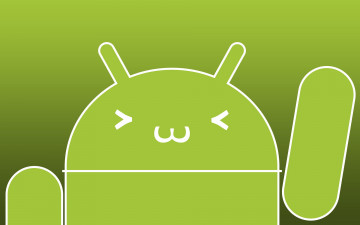 Картинка компьютеры android голотип зеленый