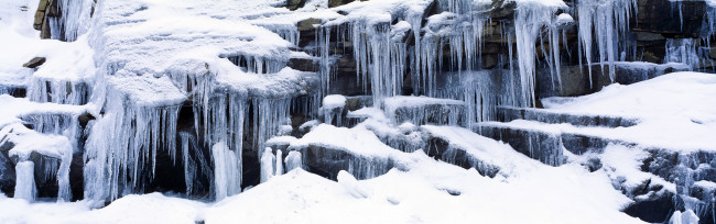 Обои картинки фото природа, зима, камни, лед