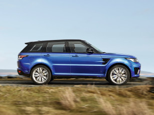 Картинка автомобили range+rover синий sport range rover 2014г svr