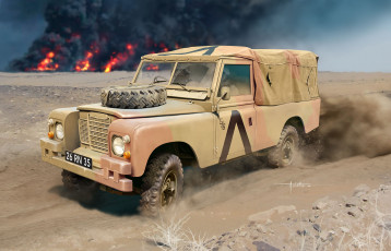 Картинка рисованное армия огонь фон автомобиль