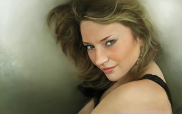Картинка рисованное люди девушка взгляд портрет