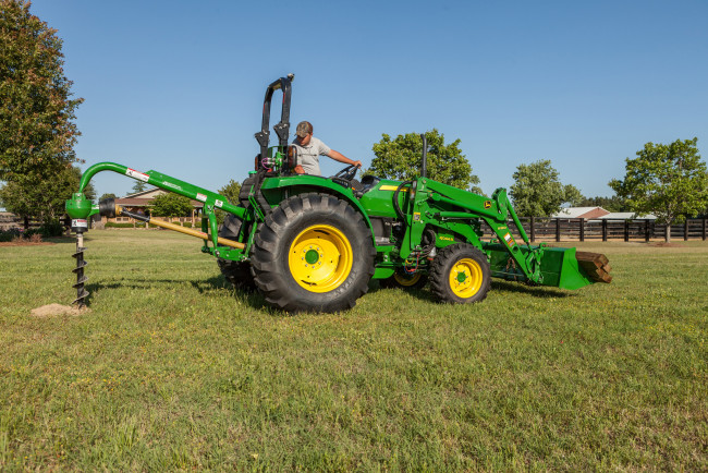 Обои картинки фото техника, фронтальные погрузчики, john, deere